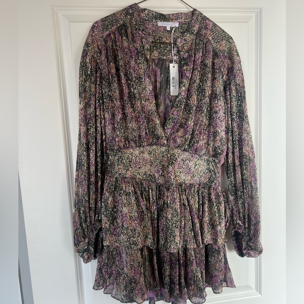 Olivaceous Multicolor Floral Dress